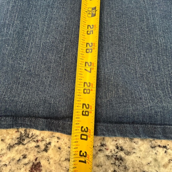 Chadwicks Dark Blue A-Line Midi Flare Skirt 16P Zip Front Elastic Waist - Picture 7 of 8